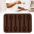 thumbnail image 2 of <p> ， Chocolate Molds， DIY Baking  Conductivity And Flexibility Bakeware Kitchen Accessories Spoon Shape For Hot Chocolate Bombs Candy</p>, 2 of 7