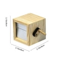 thumbnail image 3 of Wooden Hand-Cranked Photo Machine 1Pcs Hand Cranked Photo Album Wooden Box Custom Couple Wedding Gift with Glowing Pages and Brass Accents for Personalized Memory Display JASKFLY, 3 of 8