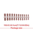 thumbnail image 3 of 1 Set Glue on Nails Medium Length Files Press on Decorations Stick Full Cover Wraps Art Decals Artificial Beauty Tool Manicure Kit Decorations 5, 3 of 6