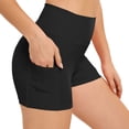 thumbnail image 3 of AherBiu Ensemble d'Entraînement 2 Pcs pour Femmes, Robes Mini Extensibles Sans Manches, Shorts de Yoga avec Poches, 3 of 5