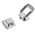 thumbnail image 3 of Unique Bargains 2pcs 38mmx26mm Fer Chromé Fini Boîte à Outils Armoire Bascule Hasp Catch, 3 of 4