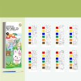 thumbnail image 2 of XFGOU Livre de Dessin Jouets et Passe-Temps Mini Bloc de Peinture Aquarelle Mini Bloc de Peinture Aquarelle Mini Bloc de Peinture Livre Bloc de Peinture Mini Mini Bloc de Peinture Aquarelle Écriture et Planche à Dessin, 2 of 7
