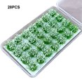 thumbnail image 3 of ZheElen 28pcs/set Educational And Easy To Miniature Grasses Tufts For DIY Projects Widely Used Plastic Lily white 1Set, 3 of 6