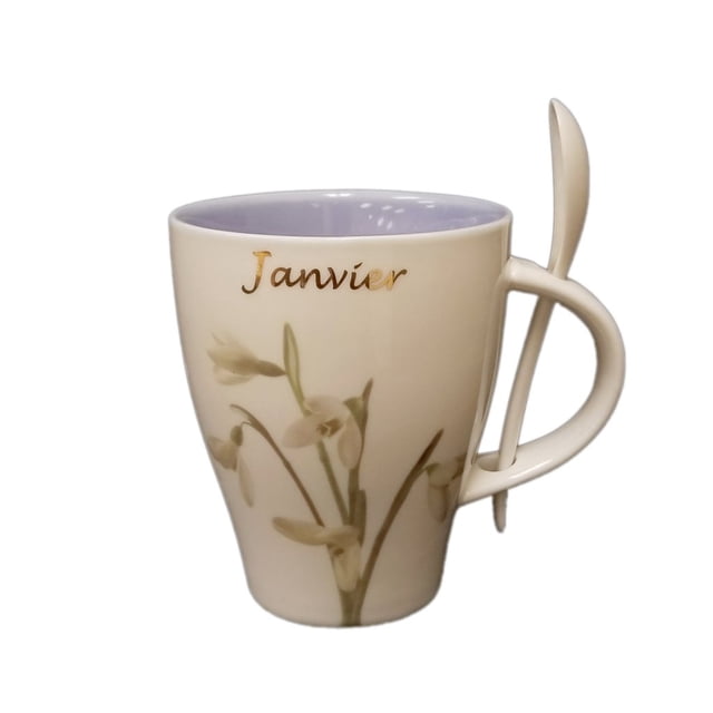 Ensemble Tasse et Cuillère Périneige Janvier