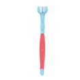 thumbnail image 1 of CUITING Pet Silicone Finger Toothbrush Dog Three-head Toothbrush~ New, 1 of 8