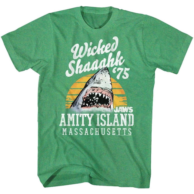 Jaws Wicked Shaaahk Kelly Heather T-Shirt pour Adulte