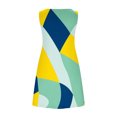 thumbnail image 5 of EGNMCR Robes d'Été Femmes Tendance 2024 Robes d'Été pour Femmes Plage Floral T-Shirt Robe Soleil Décontractée Poches Boho Robe Débardeur, 5 of 5