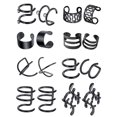 thumbnail image 1 of 8 Pairs Ear Cuff Earrings Creative Clip Cartilage Earrings Non Pierced Earrings, 1 of 10