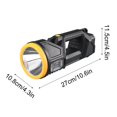 thumbnail image 1 of Feltree 6000mAh Rechargeable LED Flashlight, Dual-Head Super Bright Spotlight for Outdoor Camping Hunting Hiking, 1 of 8