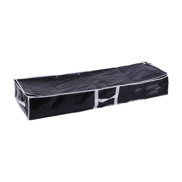 Lipstore Gift Wrap Organizer Bag Wrapping Paper Storage Container for Xmas Decorations Black White