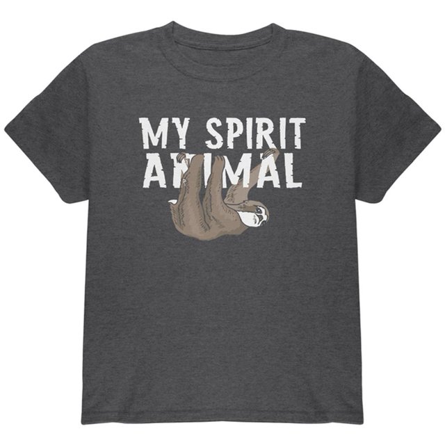 Sloth Est Mon Animal Spirituel T-Shirt Jeunesse