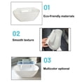 thumbnail image 3 of relayinert Hanging Kitchen Garbage Bin - Cabinet Container Box for food vegetable skin kitchen storage items on the workbench white, 3 of 5
