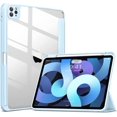 thumbnail image 1 of for iPad Pro 11 (2021), iPad Pro 11Case with Transparent Shockproof Back Cover[Built-in Pencil Holder,Auto Sleep/Wake,Camera Protection]-Blue, 1 of 7