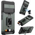 thumbnail image 1 of ORUYROP for Google Pixel 7 Case,Multi-Functional Pixel 7 Wallet Case with Card Holder,Sliding Camera Cover & Ring Holder Magnet Kickstand Protective Phone Case for Google Pixel 7 5G(2022),Dark, 1 of 7