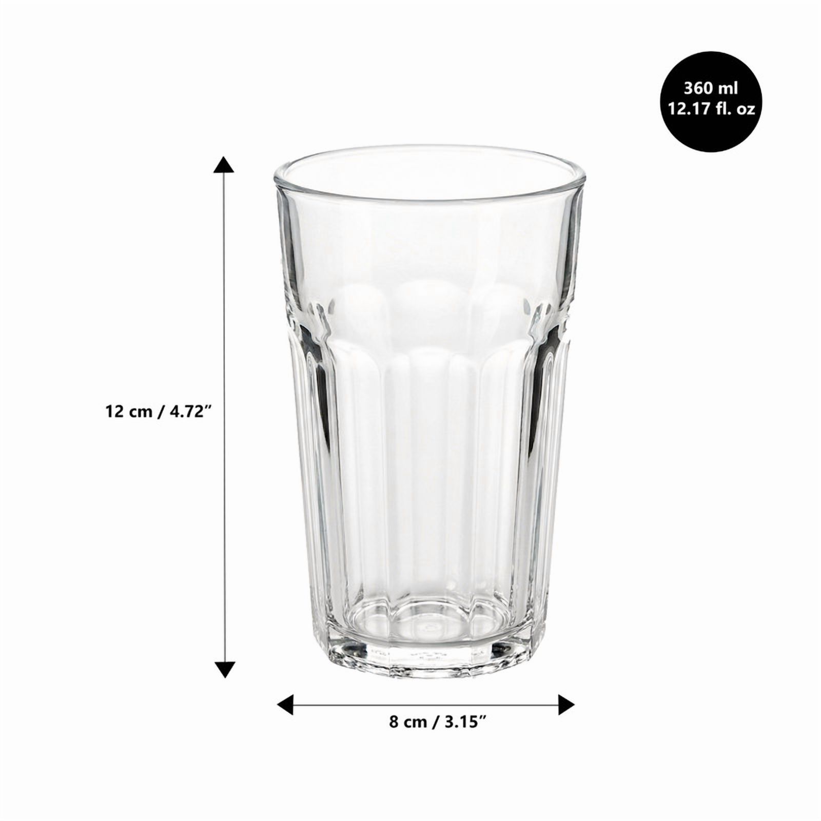 Verres à Boire en Acrylique Incassables Club - Ensemble de 8