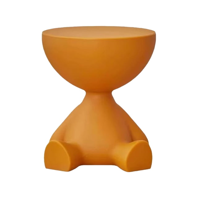 Orange Orange Lift Lid Storage Ottoman Stool Side Table 16.14X15.56 Inch Assembled Plastic Bench For Bedroom Living Room Sofa