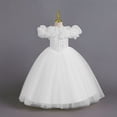 thumbnail image 3 of Robes de Cérémonie pour Filles à Épaules Dénudées Robe de Bal pour Filles Robe en Tulle pour Filles Robes pour Filles 9-10 Ans, 3 of 4