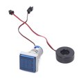 thumbnail image 2 of Yeacher Mini L-E-D Digital Voltmeter Ammeter Signal Light Voltage Current Meter Indicator AC 60-500V 0-100A, 2 of 8
