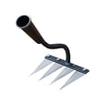 thumbnail image 1 of Aodebiao Ironrake The Heavy-Duty Iron Weeding Rake,1pc Iron Rake for Gardening and Weeding with Metal Tines,Weeding Rake for Sturdy Dethatching,Ironrake for Backyard Lawn Loosening Planting Weeding, 1 of 3
