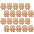 thumbnail image 3 of 20pcs DIY Doll Heads Keychain DIY Accessory Handmade Doll Heads DIY Doll Heads, 3 of 7
