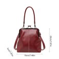 thumbnail image 4 of Sentmoon Womens Shoulder Bags White Crossbody Bags for Women Shoulder Crossbody Bag Spring Nostalgic Handbag Soft Leather Texture Women Bag for Work Travel, 4 of 7