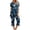 Dark Blue, variant on Womens Pajamas Set Shorts Womens Printing Round Neck Short Sleeve Sleepshirt and Pants Sets Loungewear Pajamas with Pockets Womens Short Sleeve Tops Womens Pajamas Set Summer
