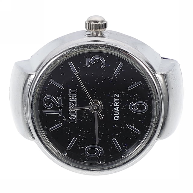 Miangastore Quartz Finger Watch Casual Finger Watch Fashion Ring Watch Pretty Ring Watch