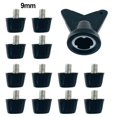thumbnail image 1 of GLFILL 12 Pcs Crampons de Bottes de Football Pointes Stables Antidérapantes pour Chaussures de Rugby Chaussures de Randonnée 9 mm, 1 of 8