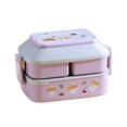 thumbnail image 4 of Dvkptbk Lunch Box Double-Layer Compartmented Lunch Box Student Insulated Lunch Box Microwave Portable Portable Compartmented Lunch Box Camping Essentials, 4 of 4