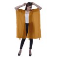 thumbnail image 2 of Moomaya Womens Georgette Shrug Open Front Long Sheer Coverup w/ Tassels, 2 of 7