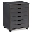 thumbnail image 1 of Craydon Six-Drawer Wide Roll Cart, Grey, 1 of 8