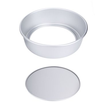 10-Inch Round Cake Tin Set With Loose Base, Non-Stick Baking Tins Deep Aluminum Round Cake Pan,With Removable Base Baking Mold,For Wedding/Birthday/Christmas Cake Baking