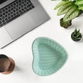 thumbnail image 4 of EGNMCR Heart Shaped Remote Control Wedding Candy Box Plastic Basket Jewellery Desktop Storage Basket Rattan Storage Basket Woven Woven Basket Desktop Storage Basket, 4 of 7