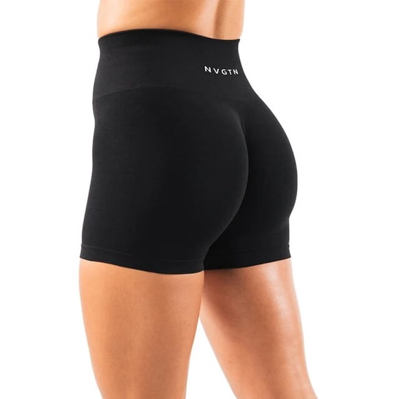 NVGTN Short Amplificateur en Spandex Sans Coutures Shorts Amplificateurs pour Femmes Collants Doux d'Entraînement Tenues de Mise en Forme Pantalons de Yoga Vêtements de Gym