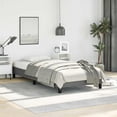 thumbnail image 1 of vidaXL Bed Frame Dark Grey 100x190 cm Twin Fabric, 1 of 6
