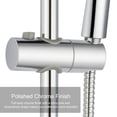 thumbnail image 3 of Holder Adjustable Height Shower Head Holder For Slide Bar Rail Head Bracket Holder Handheld Showerhead Holder 360 Degree Rotation Sprayer Bracket Polished Chrome, 3 of 7