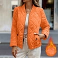 thumbnail image 3 of Manteaux d'Hiver pour Femmes, Veste Matelassée Chaude à Fermeture Éclair à Manches Longues, Coupe Régulière, Couleur Unie, Décontractée pour Femmes, Manteaux d'Hiver pour Femmes, 3 of 7