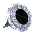 thumbnail image 2 of Birdeem Solar Ground Lights, Bright LED Auto On/Off Solar Disc Lights for Yard Garden Pathway, IP65 Waterproof Plastic Landscape Lighting, 7x7x6cm Easy Install, 2 of 9