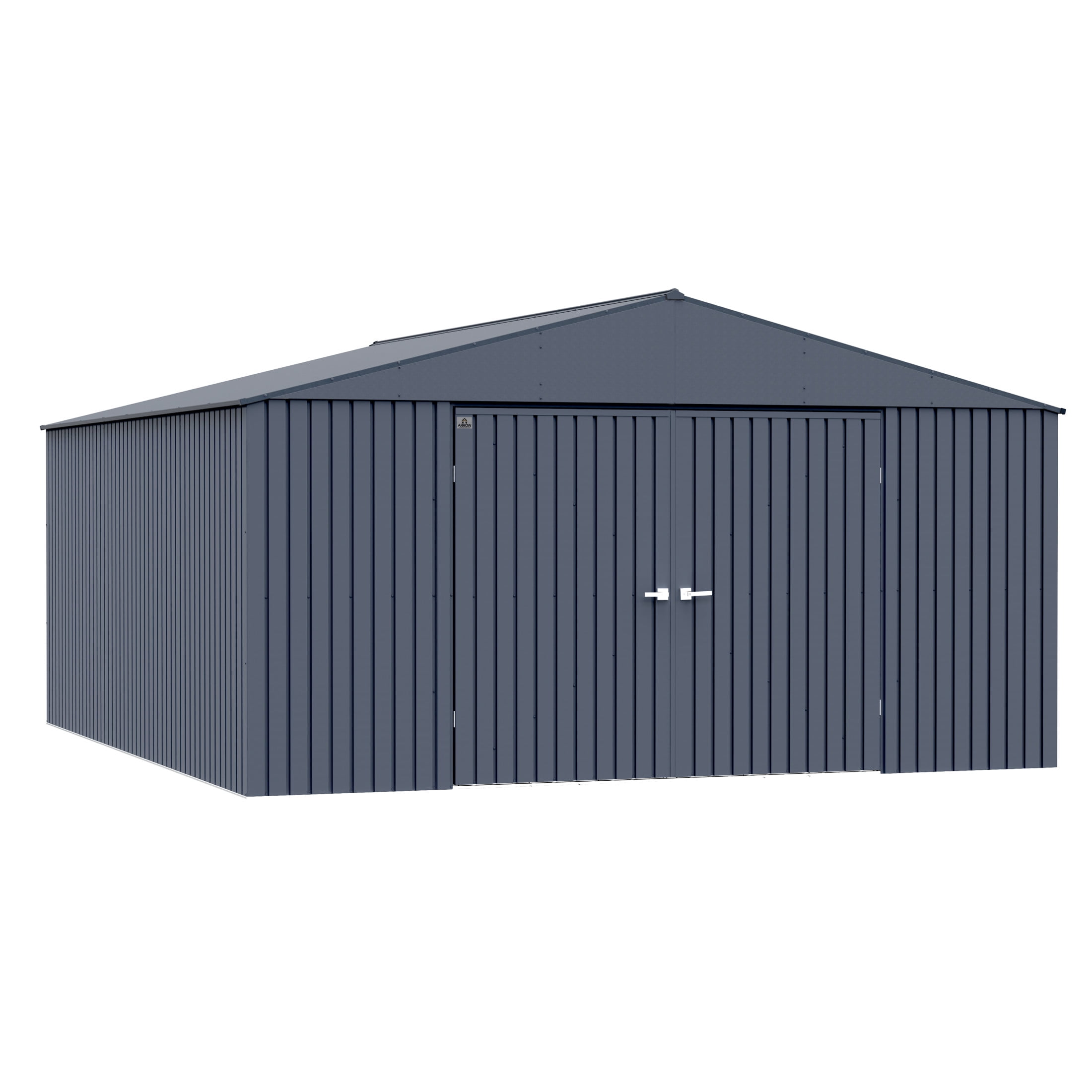 Arrow Elite 14 x 16 x 8 ft Anthracite Steel Storage Shed