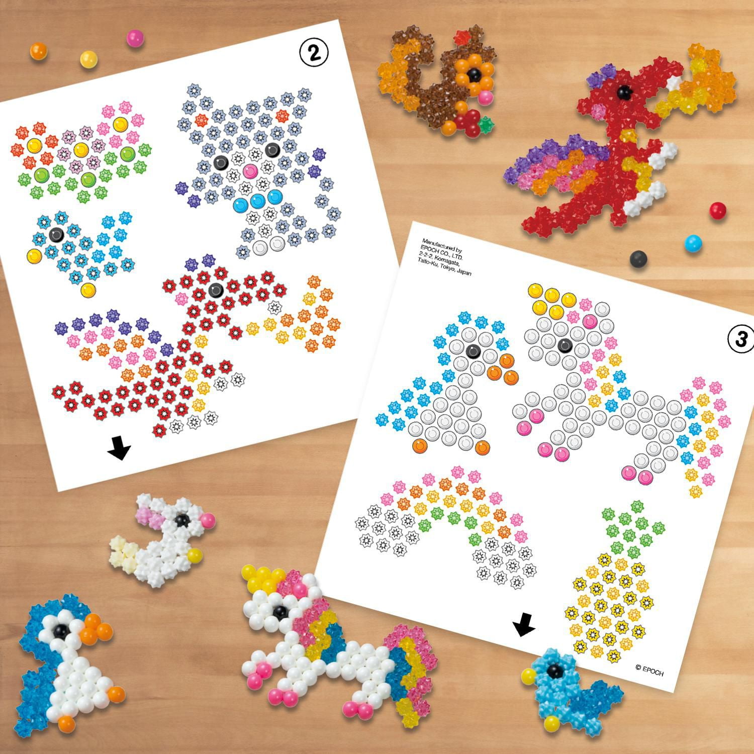 Aquabeads Star Bead Studio, Kit Complet de Perles d'Art et d'Artisanat pour Enfants, Plus de 1 000 Perles