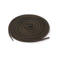 thumbnail image 1 of INSPIRE CHIC Unisex Round Rope Dual Colored Striped 1/5 Thick Boot Shoelace 150cm / 59.05" Light Brown Black, 1 of 4