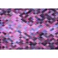thumbnail image 1 of Ahgly Company Tapis d'Intérieur Rectangulaire Transitionnel Lavable à la Machine, Magenta Foncé Violet, 7 Pieds x 10 Pieds, 1 of 7