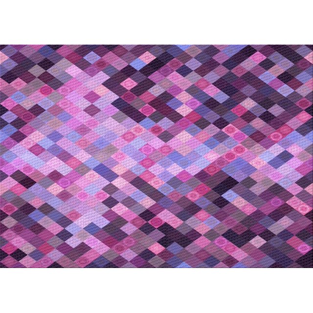 Ahgly Company Tapis d'Intérieur Rectangulaire Transitionnel Lavable à la Machine, Magenta Foncé Violet, 7 Pieds x 10 Pieds