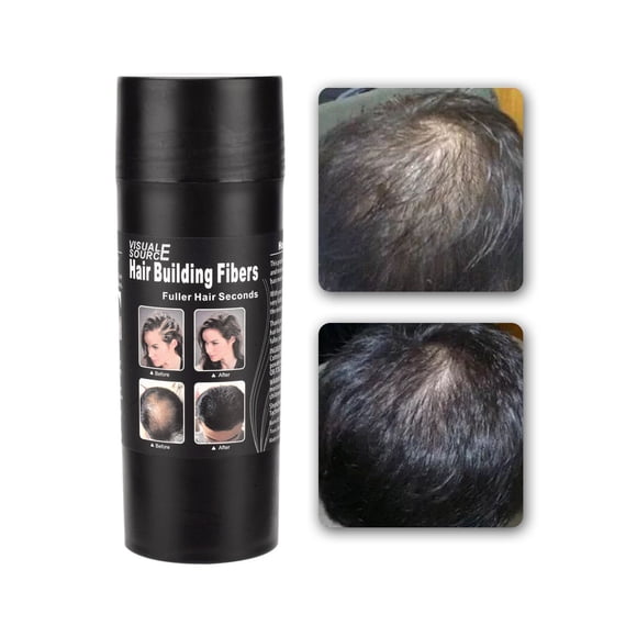 Iumwxz Black Powder One-time Party Men's And Women's Thickening Hair Covering Scalp Fiber Particles