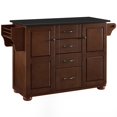 thumbnail image 1 of Crosley Eleanor Black Granite Top Kitchen Island in Mahogany, 1 of 16