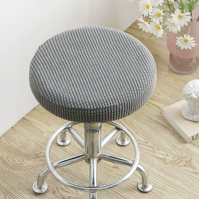 CEHVOM Liquidation! Housse de Tabouret Ronde à Carreaux Housse Housse de Chaise Pivotante Housse de Tabouret de Bar Salon de Beauté Housse de Coussin Housse de Protection Housse de Chaise Élévatrice