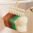 thumbnail image 1 of Fridja Under Clearance 5$ Non-Slip Hanger with Clips Plastic Clothes Hanger Multi-Purpose Garment Clamp Delicate Lingerie Drying Rack Sock and Underwear Organizer Home Essentials, 1 of 6