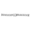 thumbnail image 2 of Metal Watch Band, Double Button Adjustable Length Deployment Clasp Quick Release Stainless Steel Watchband  For Women Silver, 2 of 8