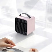 Personal Space Mini Evaporative Air Cooler  Portable Air Conditioner Fan with LED Light  3 Speeds Portable Air Conditioners for Home Office Bedroom Outdoors Travel