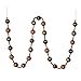 thumbnail image 3 of Vickerman M183576 6 ft. Mocha Stripe Ball Garland, 3 of 3